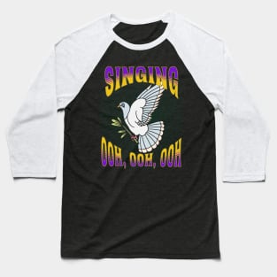 White Winged Dove Singing Baseball T-Shirt